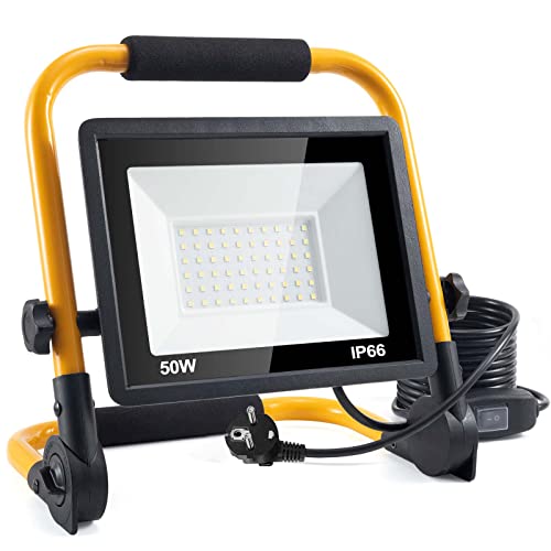Sentoo LED Work Light –  Heavy-Duty Portable Jobsite Lamp