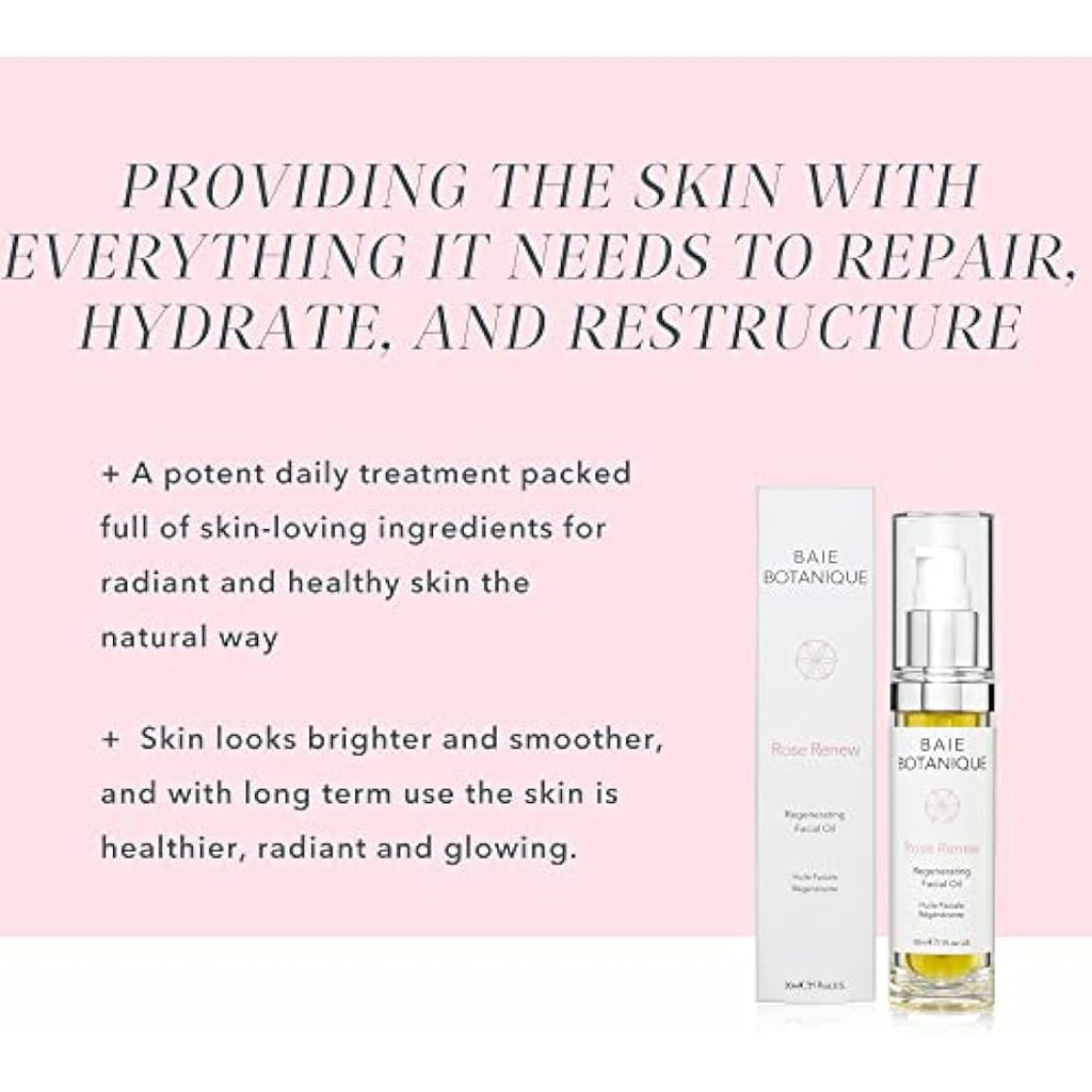 Baie Botanique Anti-Ageing Facial Oil - Organic Rosehip & Camellia 30ml