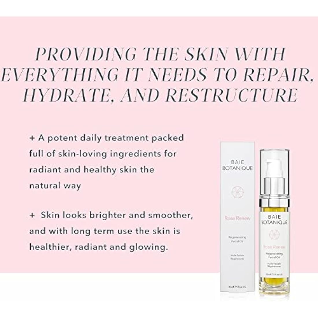 Baie Botanique Anti-Ageing Facial Oil - Organic Rosehip & Camellia 30ml