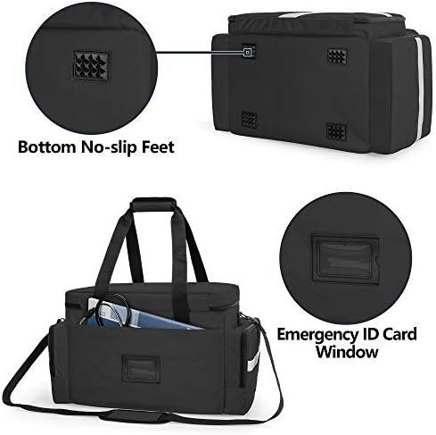 Jolof Store First Aid Bag – Professional EMT Trauma Bag with Dividers