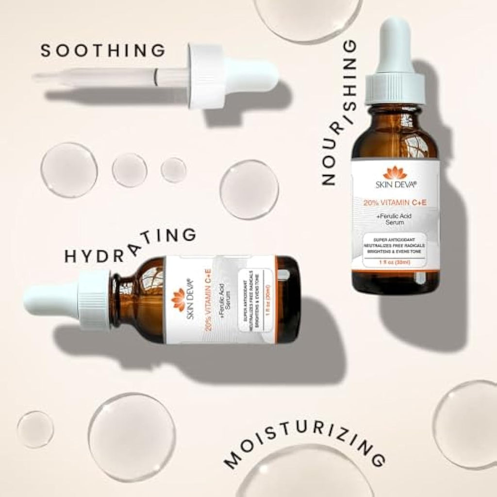Skin Deva 20% Vitamin C + E Ferulic Acid Serum for Acne Scars - 30ml