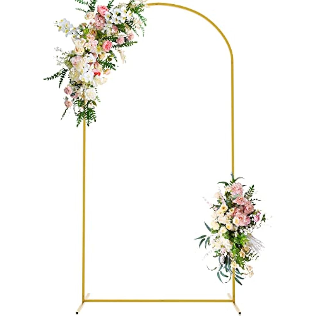 7.2ft Gold Metal Wedding Arch Backdrop Stand for Events