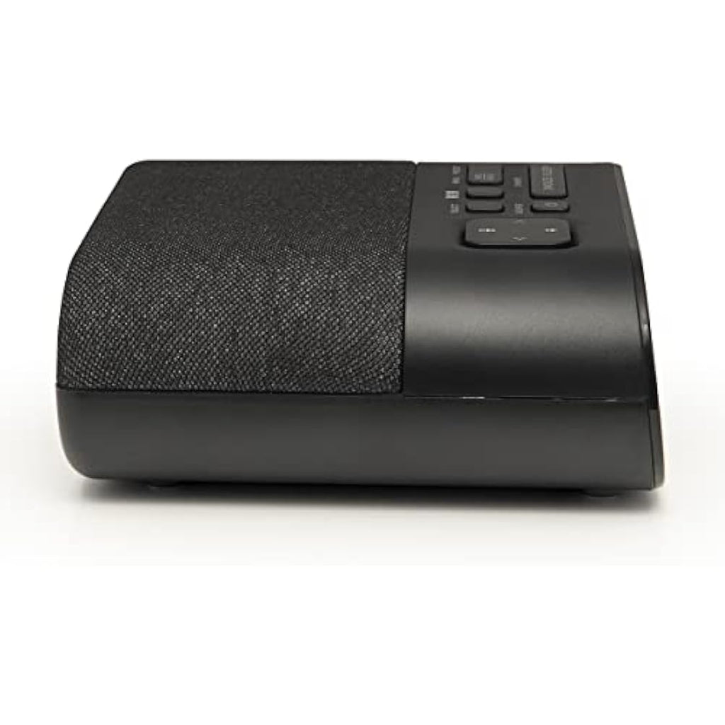 Groov-e Roma DAB/FM Clock Radio – Digital Alarm Clock with USB Charging
