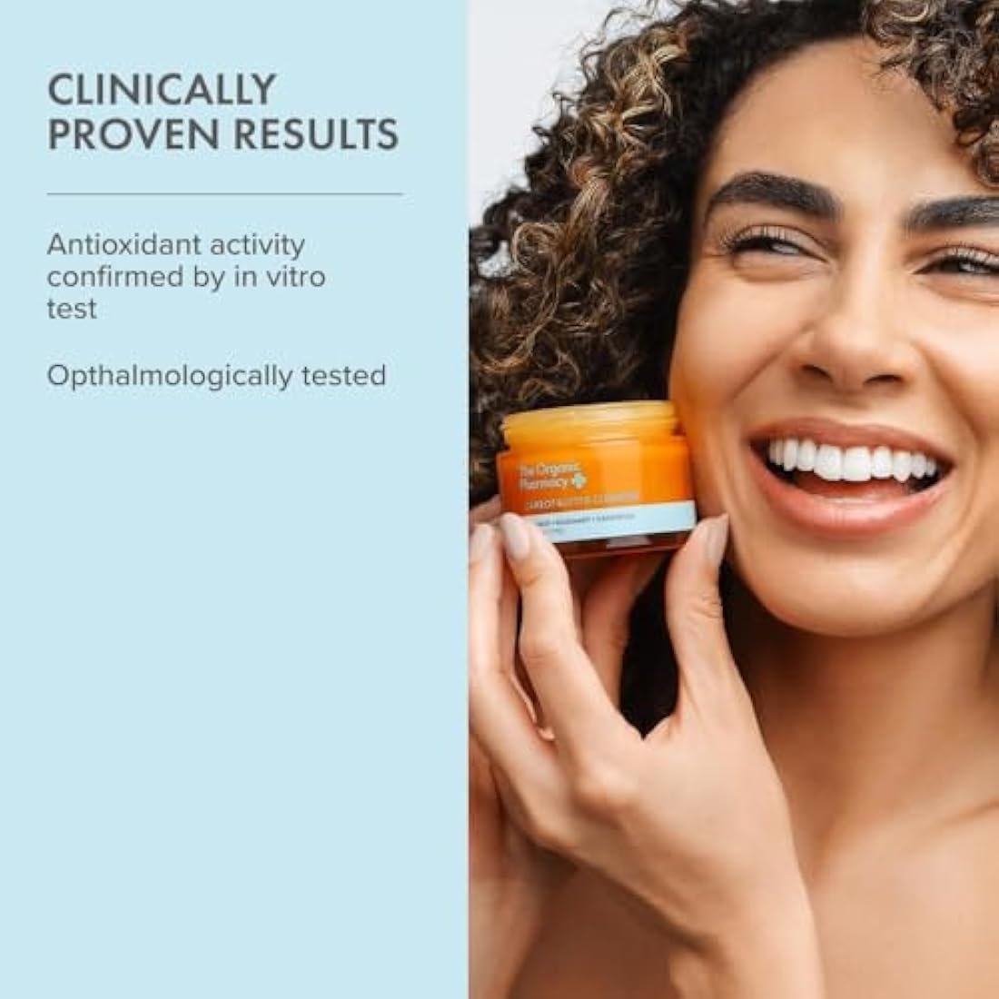 The Organic Pharmacy Carrot Butter Cleansing Balm – 99.8% Organic, 50ml