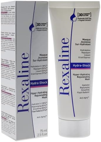 Rexaline Hydra-Shock Rejuvenating Mask | Hyaluronic Acid Face Mask – 75ml