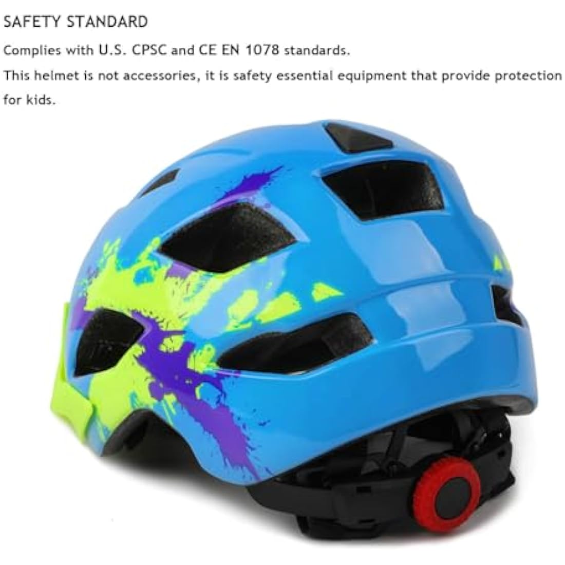 Exclusky Kids Bike Helmet | Adjustable Safety Gear for Ages 5-13