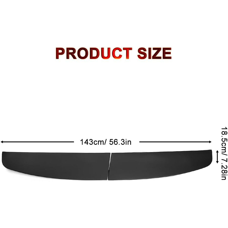 GEARZAAR Rear Roof Spoiler for Ford Transit Custom 2013-2020, Black PU