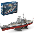 MISINI Bismarck Battleship Model – 2081 PCS WWII Military Building Blocks