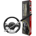 Tevlaphee Steering Wheel Lock – Universal Anti-Theft Device with Car Hammer