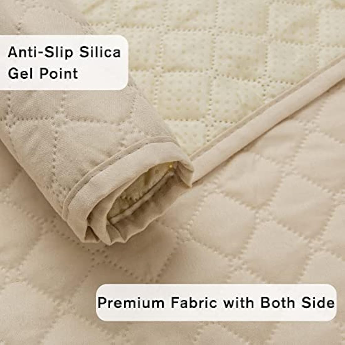 XINEAGE Quilted 3 Seater Sofa Cover | Water Resistant Non-Slip Couch Protector