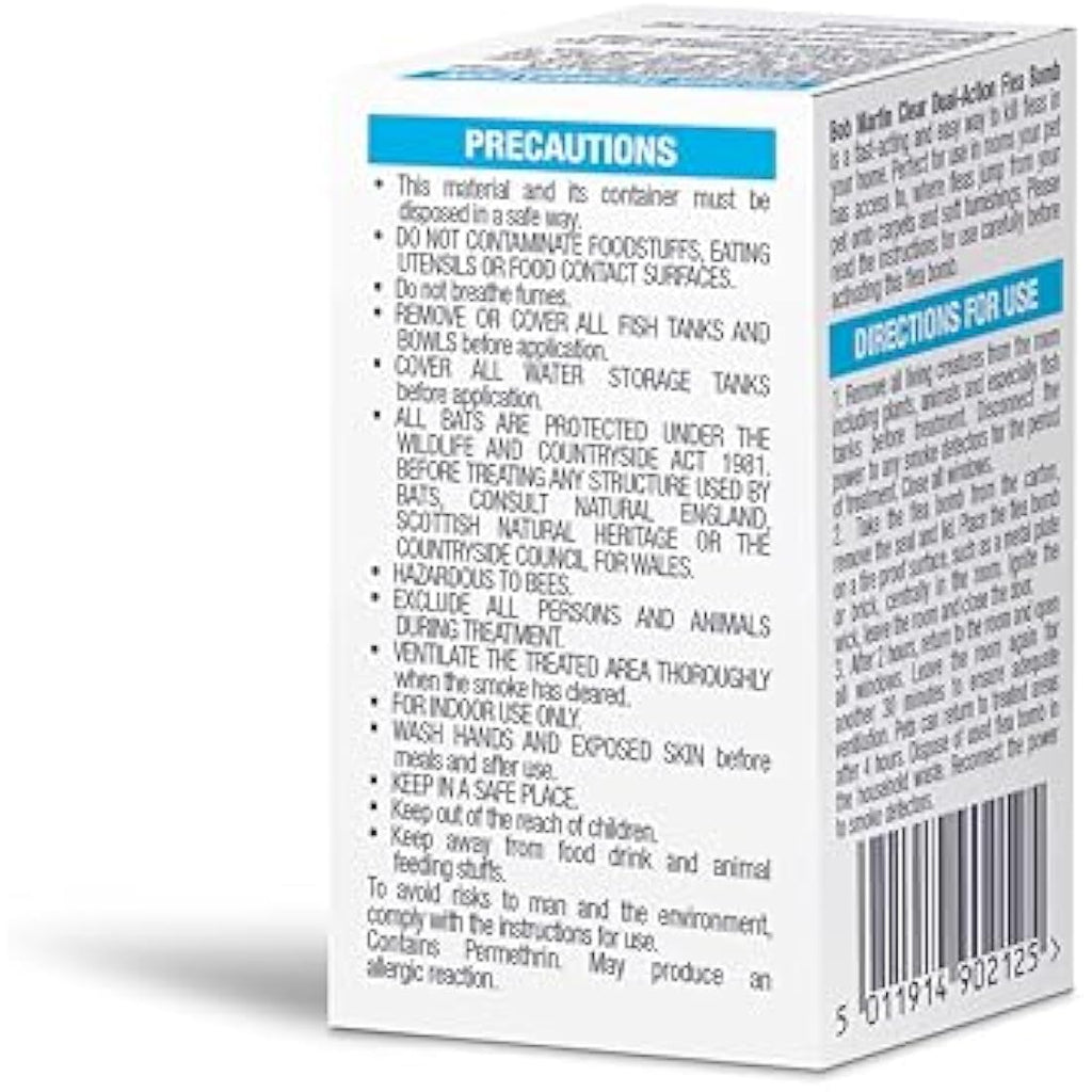 Bob Martin Clear Dual Action Flea Bomb - Home Treatment (1 Can)