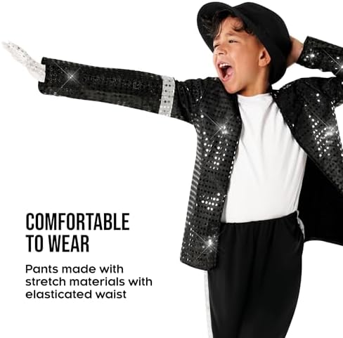 Kids 80s Popstar Costume – Retro Disco Outfit for Boys