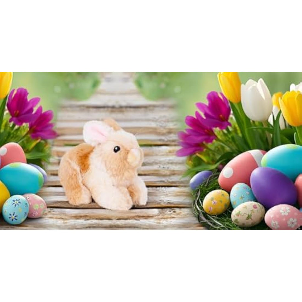 Zappi Co Recycled Plush Rabbit Toy | 15cm Eco-Friendly Stuffed Animal