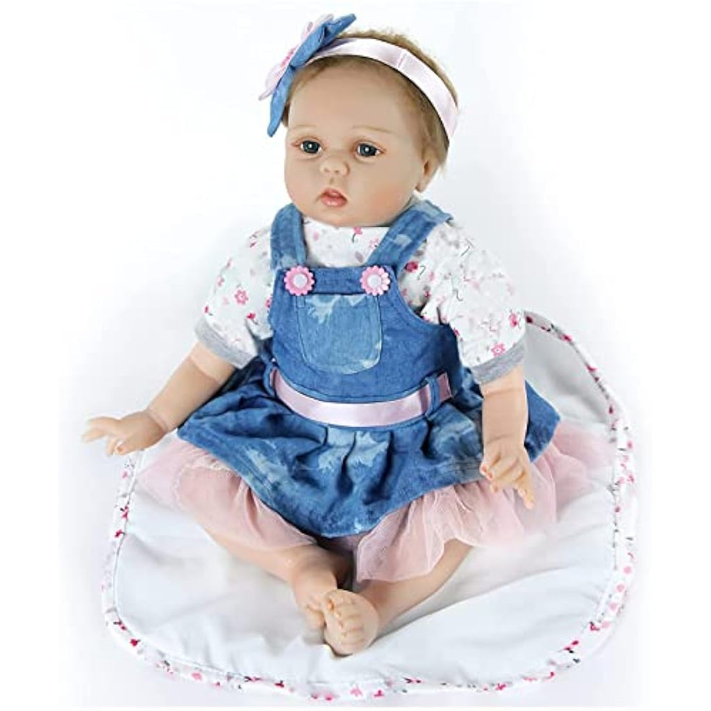 ZIYIUI Reborn Baby Doll | 22-Inch Realistic Soft Silicone Vinyl Toy