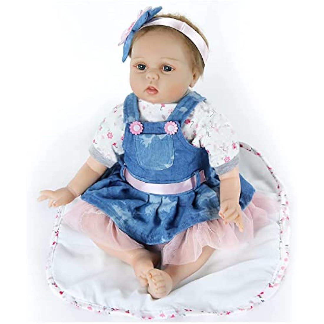 ZIYIUI Reborn Baby Doll | 22-Inch Realistic Soft Silicone Vinyl Toy