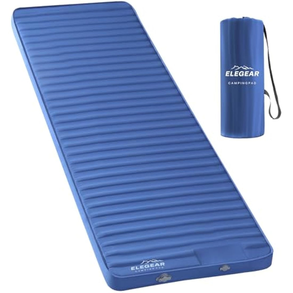 Elegear Self-Inflating Memory Foam Camping Mat with Built-in Foot Pump
