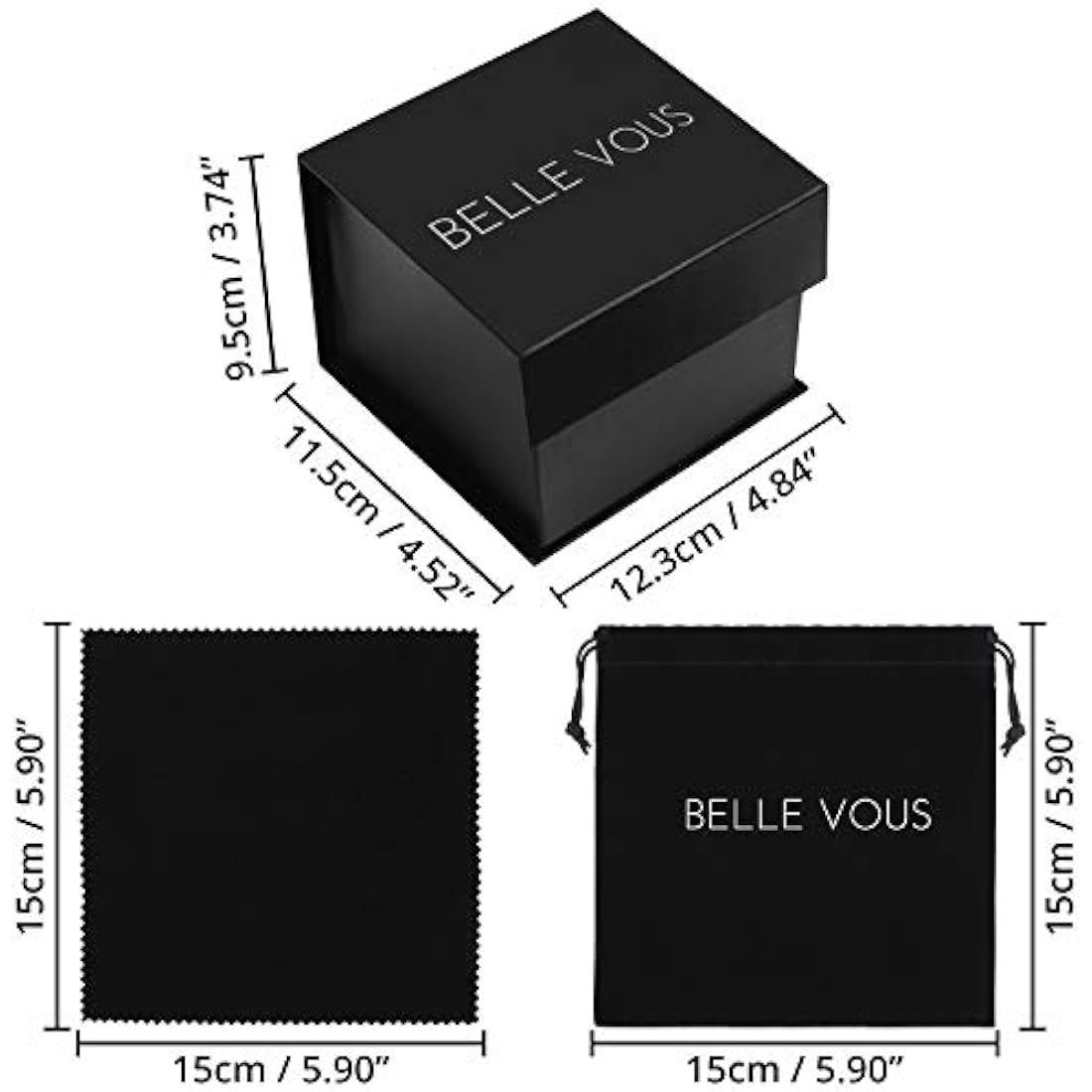 BELLE VOUS K9 Crystal Pyramid Prism for Photography and Light Refraction