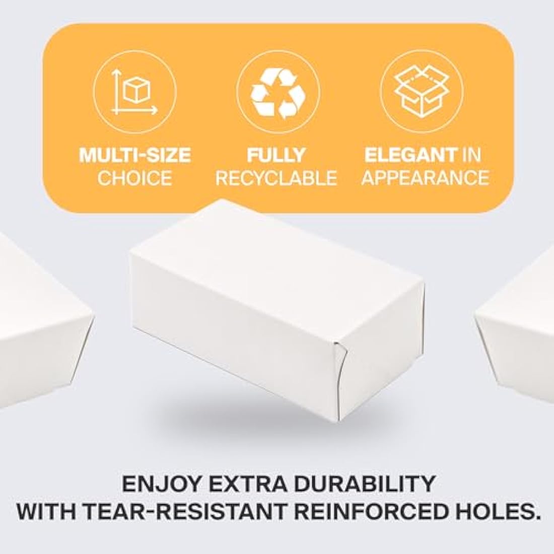 Jolof Store White Corrugated Cardboard Mailing Boxes - 30x20x10cm (9 Pack)