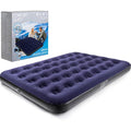 Jolof Store Double Inflatable Airbed – Flocked Camping Mattress