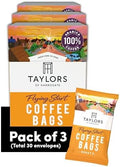 Taylors of Harrogate Flying Start Dark Roast Coffee Bags - 30 Count