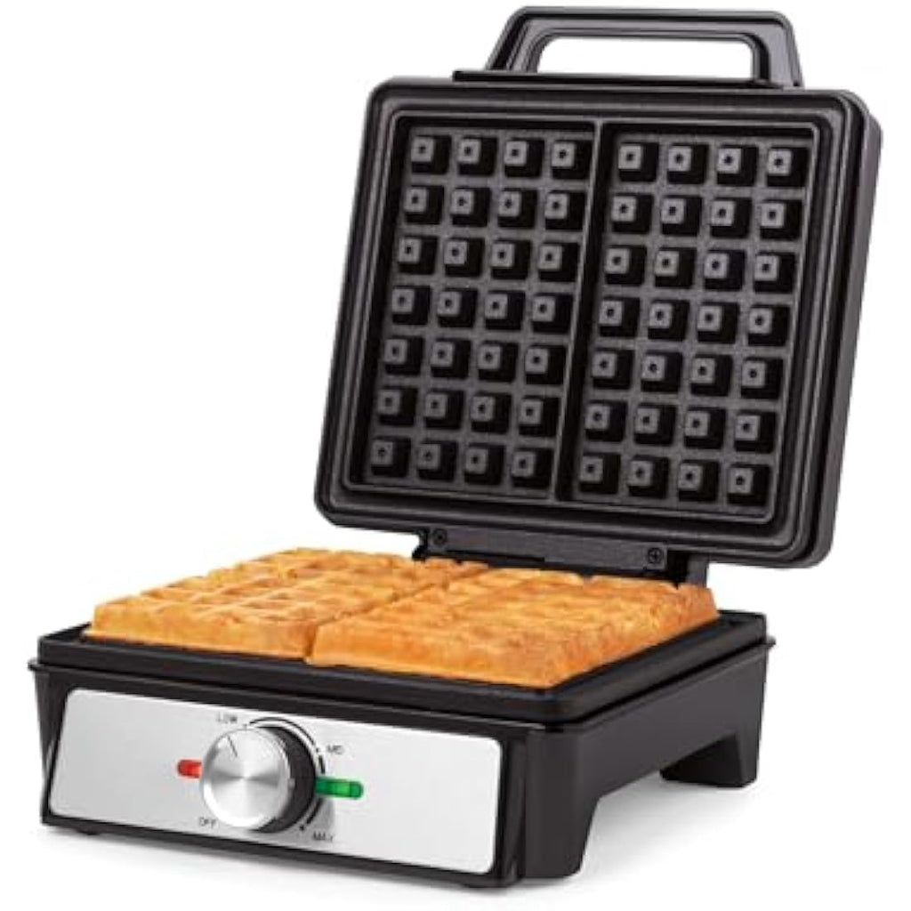 Salter 1600W Deep Fill Waffle Maker – Non-Stick Belgian & American Style