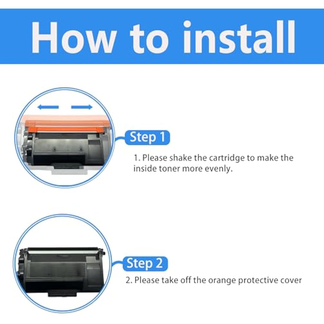 LCL TN3480 Toner & DR3400 Drum 3-Pack for Brother HL-L5200DW MFC-L5700DW