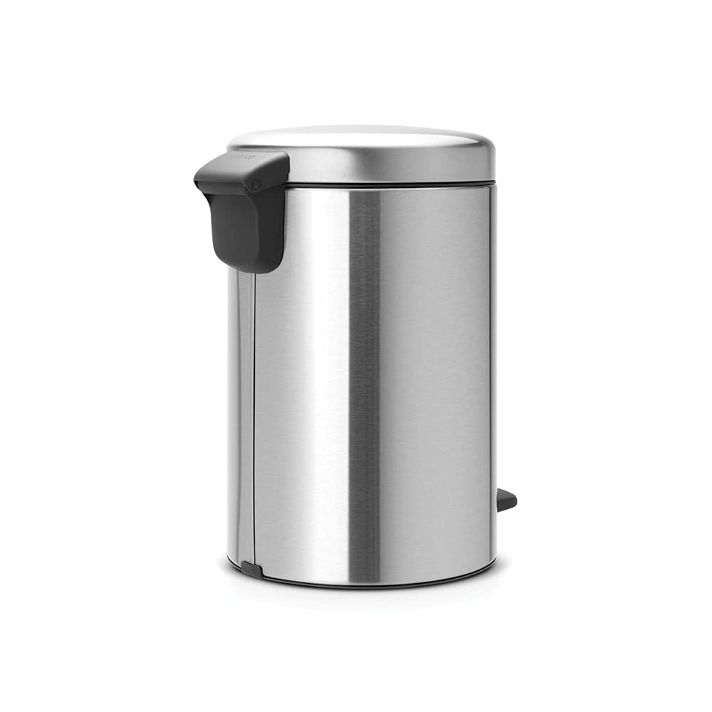 Brabantia NewIcon 12L Pedal Bin – Matt Steel Soft-Close Waste Bin