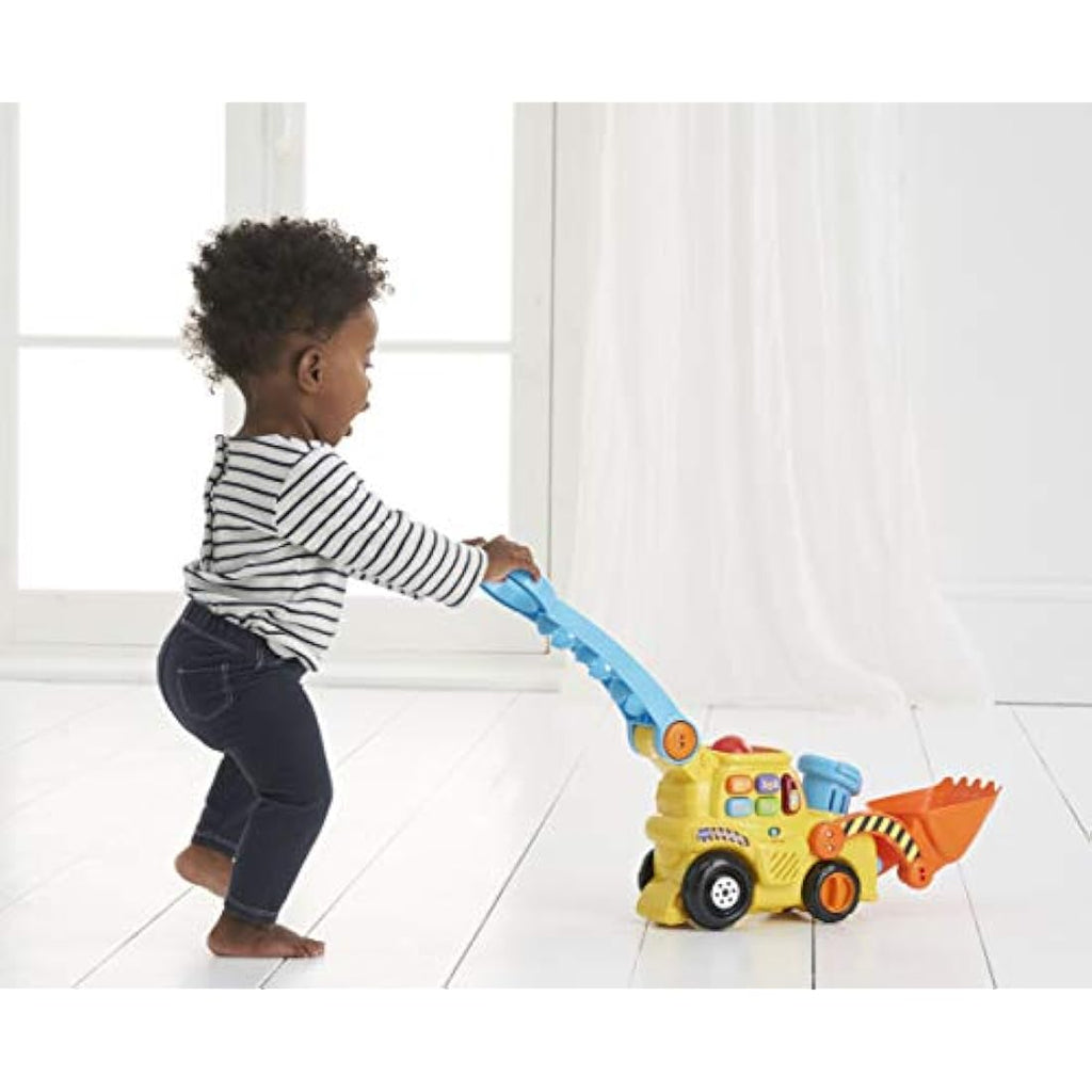 VTech Pop and Drop Digger | Educational Push Along Toy for Toddlers