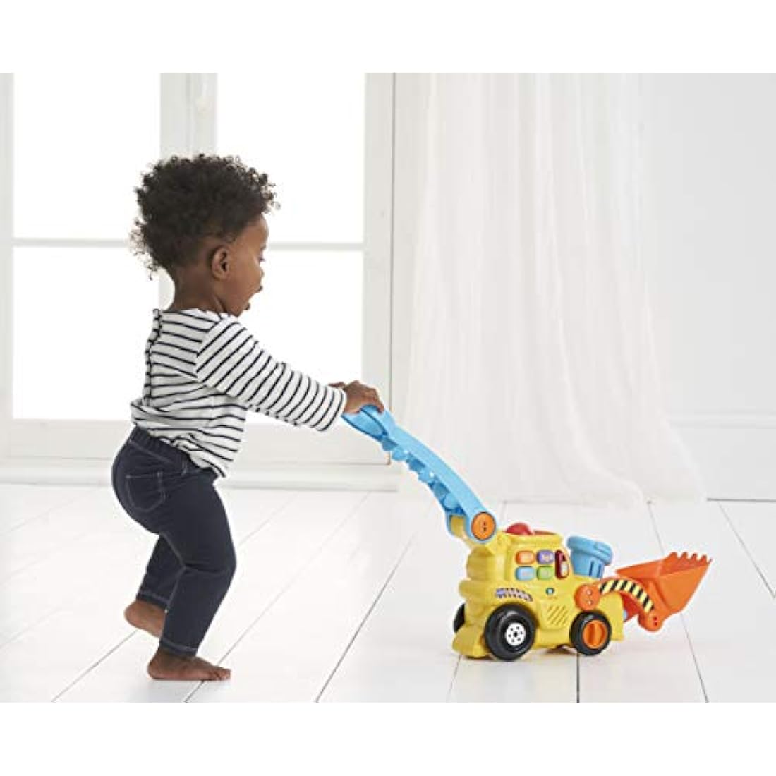 VTech Pop and Drop Digger | Educational Push Along Toy for Toddlers