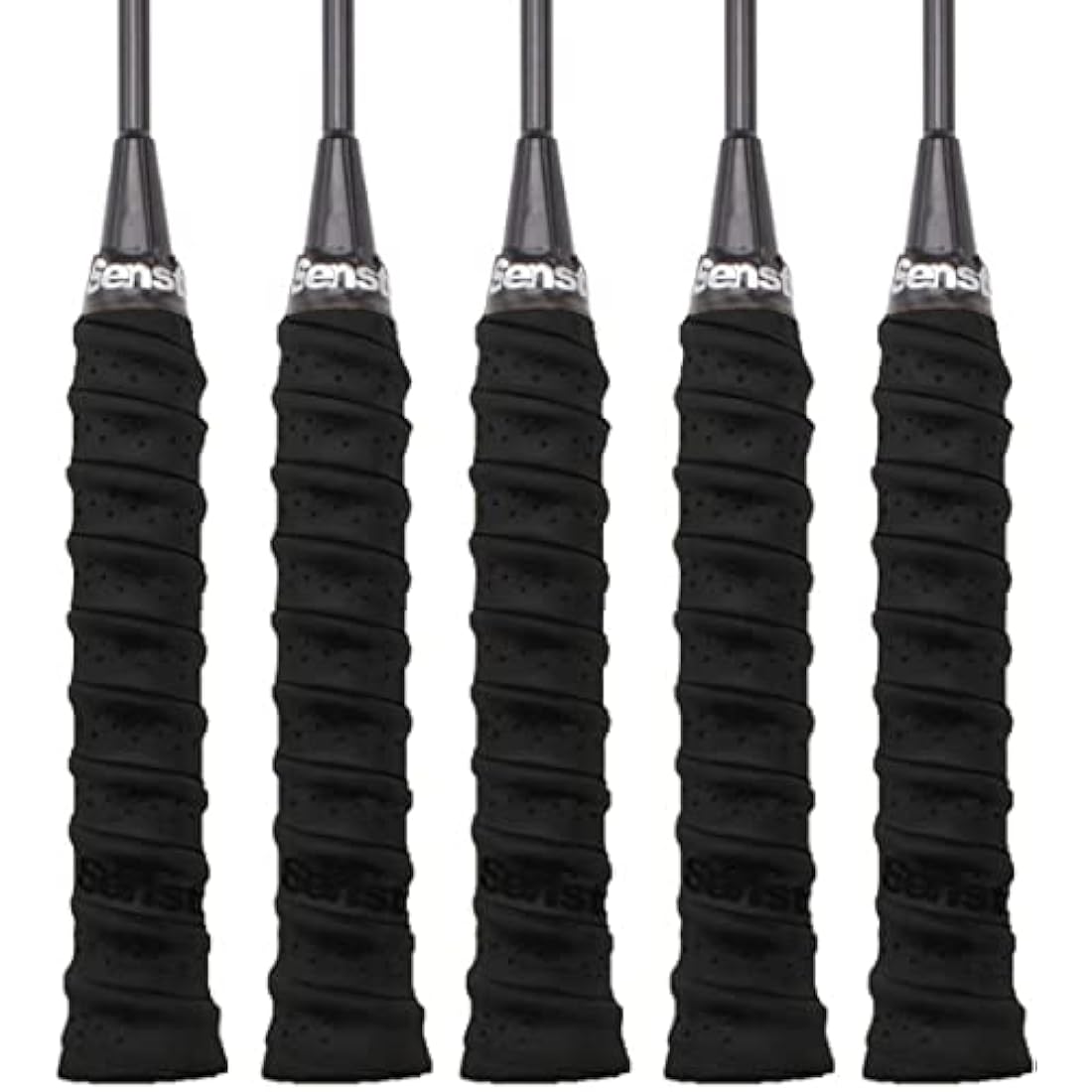 Senston PU Tennis Racket Overgrip – 5 Pack Anti-Slip Perforated Grips