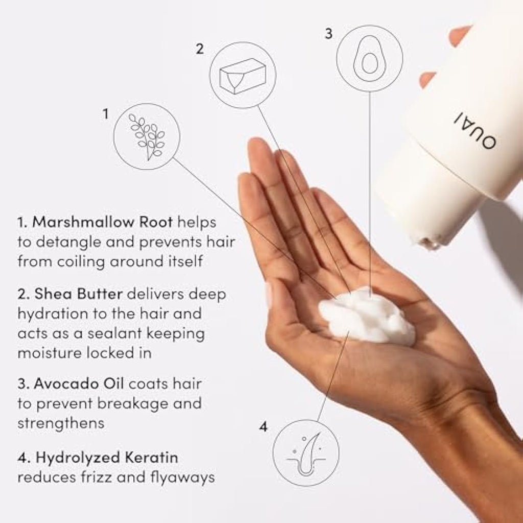 OUAI Thick Hair Conditioner Refill – Hydrating Keratin & Shea Butter 946ml