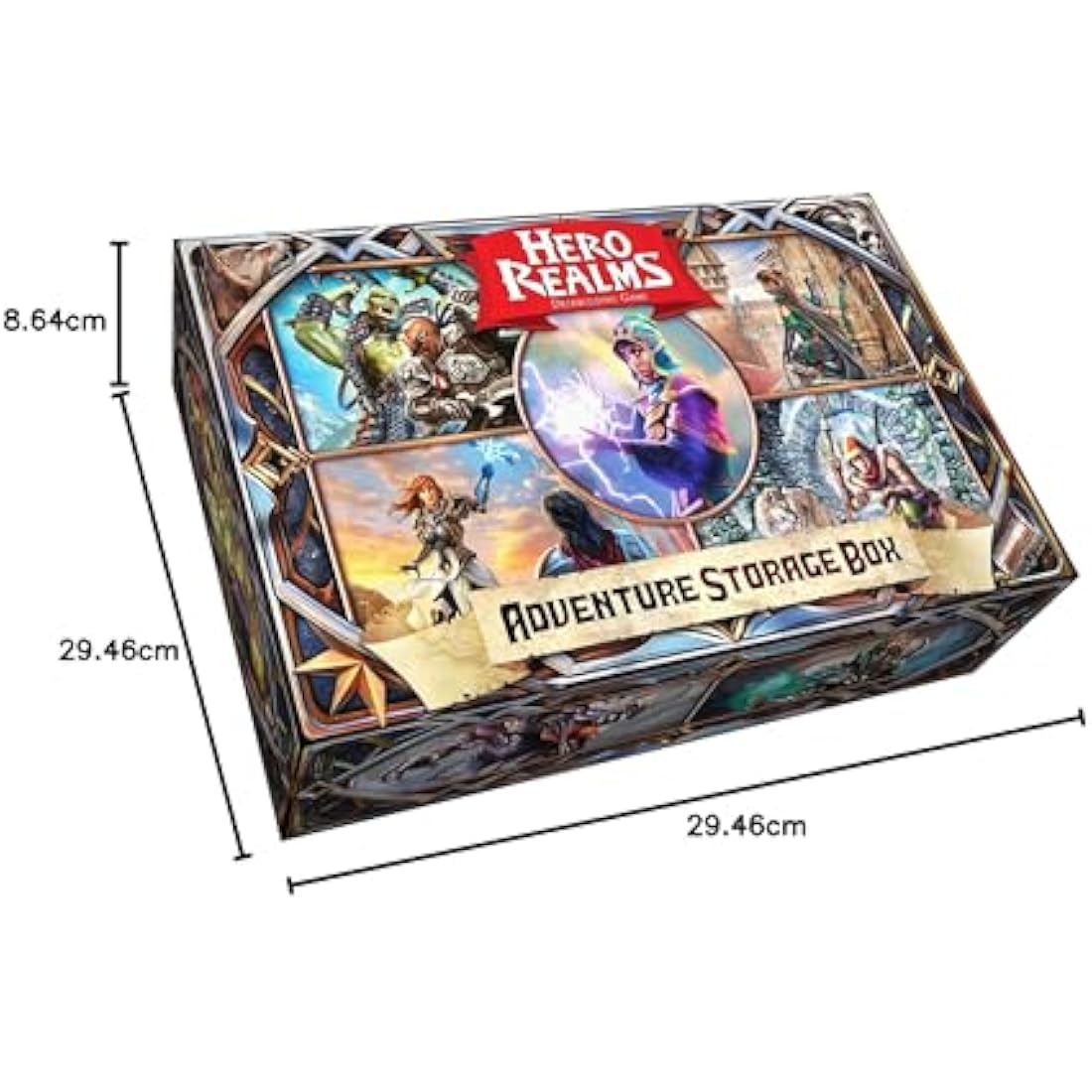 Hero Realms Adventure Storage Box | Wise Wizard Games Card Organizer