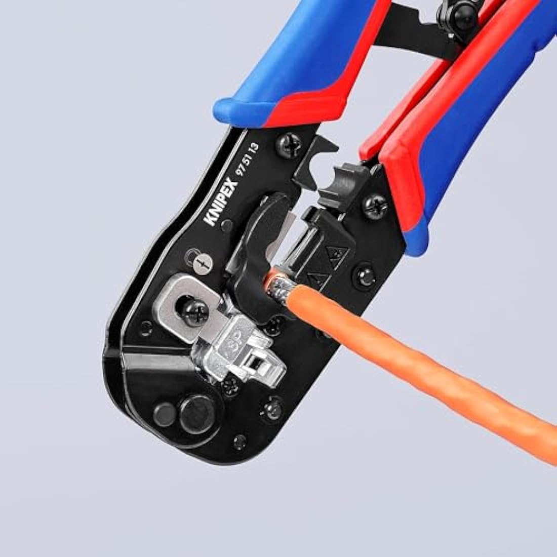 Knipex RJ45 Crimping Pliers – Professional Network Cable Tool 191mm