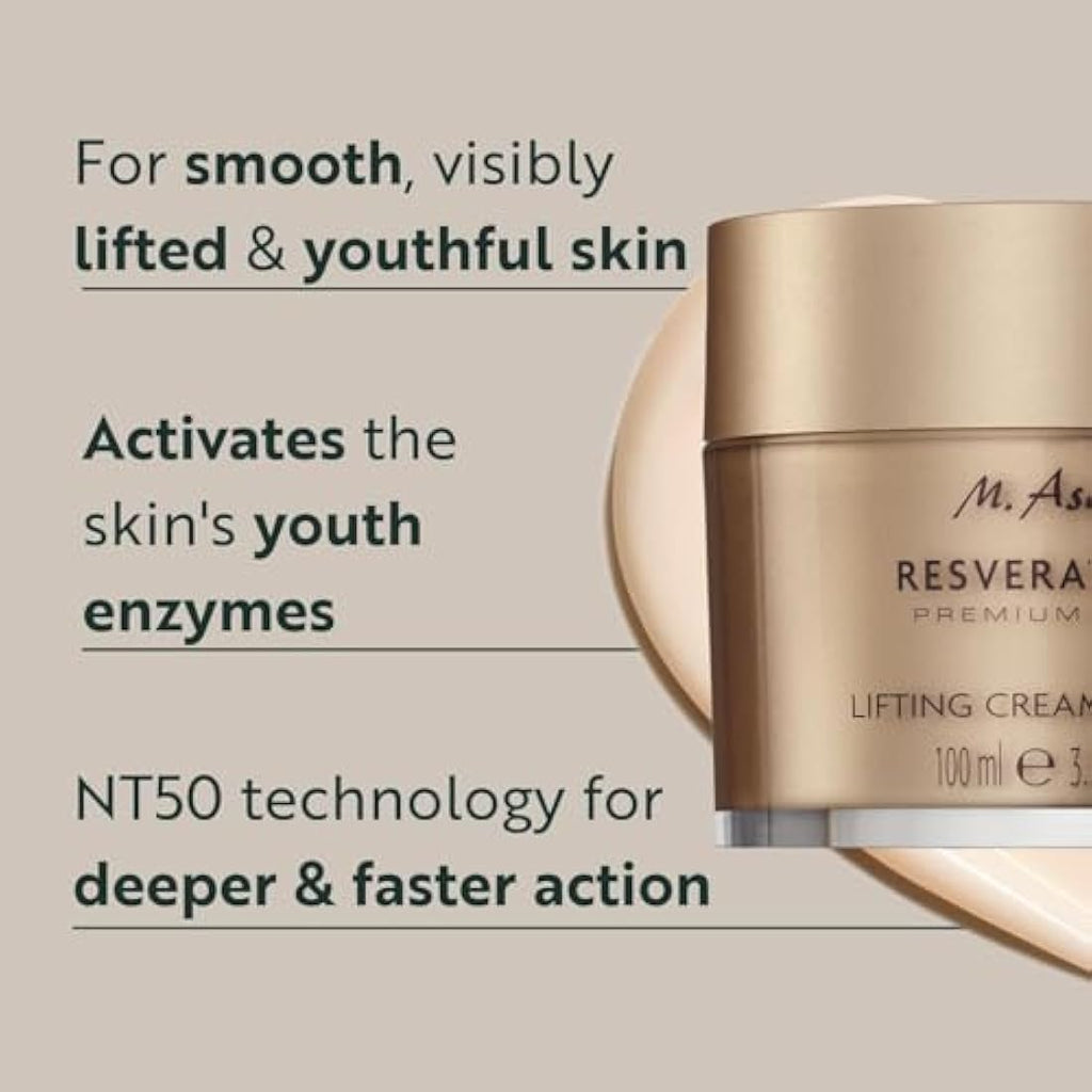 M. Asam Resveratrol Premium Lifting Cream – Anti-Aging Face Moisturiser