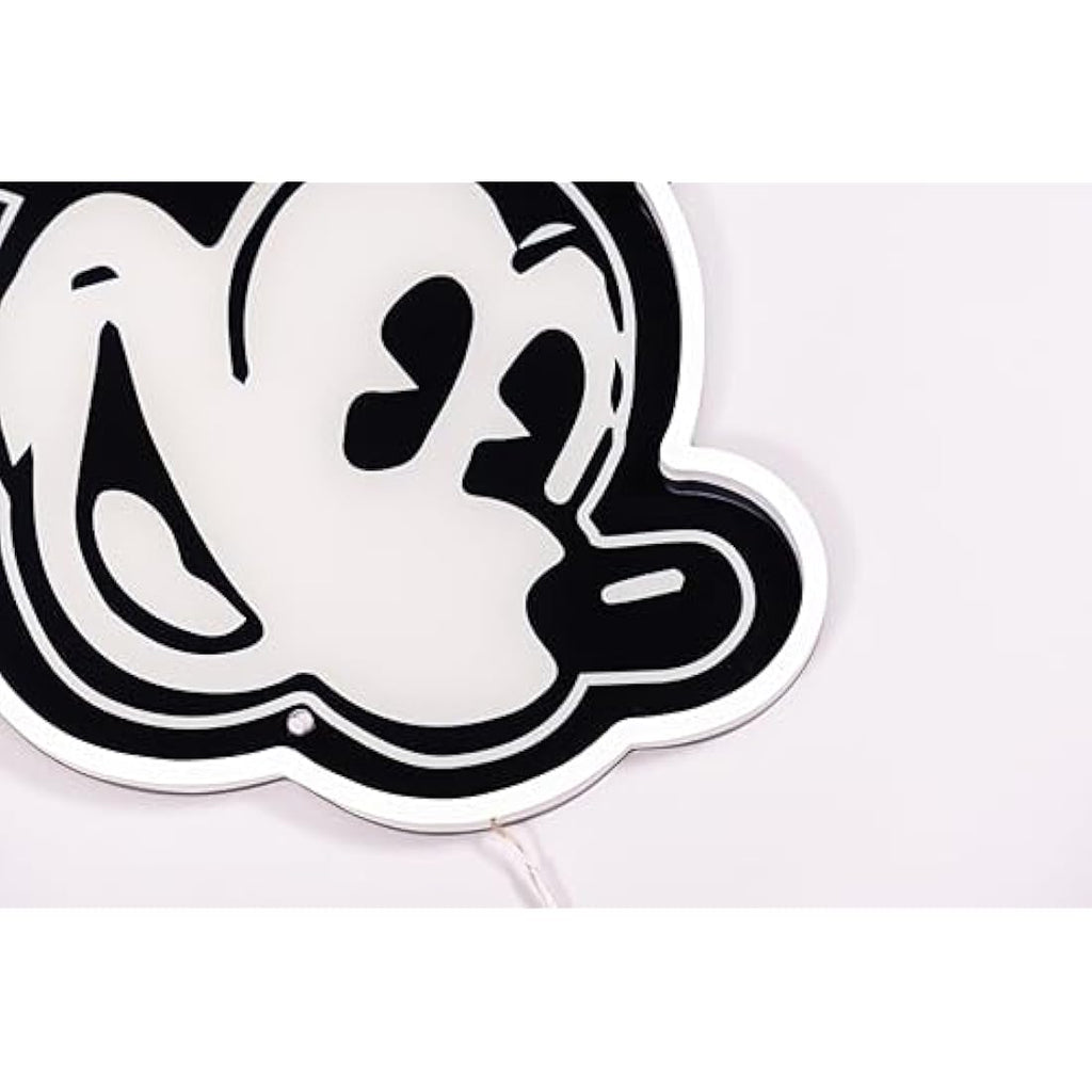 Yellowpop Disney Mickey Mouse Vintage LED Neon Sign | White Wall Art