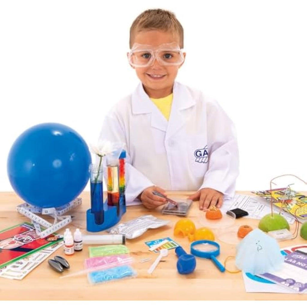 Galt Giant Science Lab – 30 STEM Experiments Kit with Lab Coat