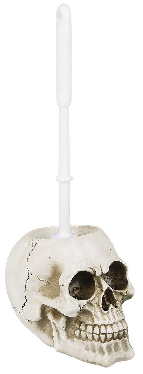 Nemesis Now Brush with Death Toilet Brush – Gothic Resin Decor, 16cm