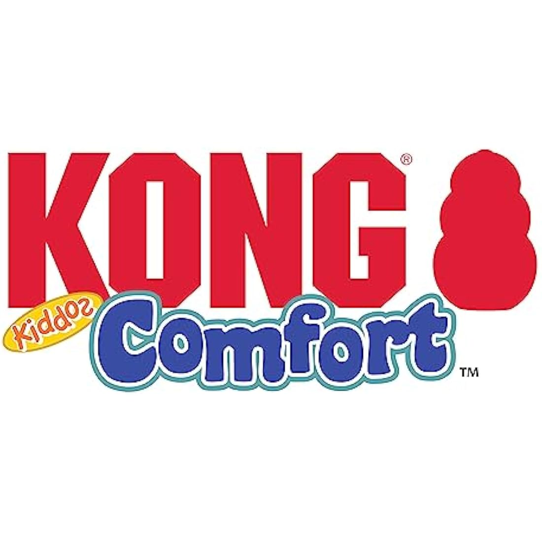KONG Comfort Kiddos Bear – Large Plush Dog Toy with Removable Squeaker
