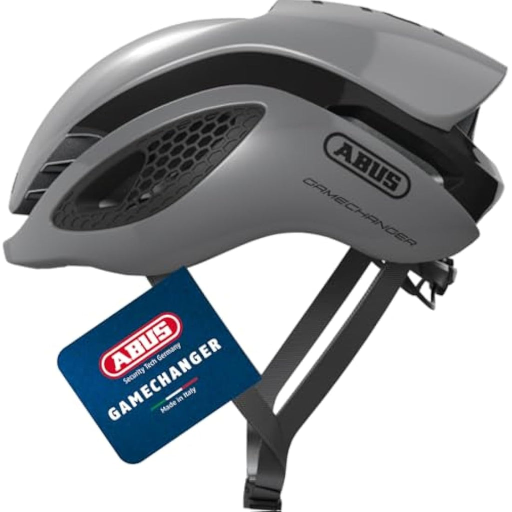 ABUS GameChanger Aerodynamic Racing Bike Helmet – Black, Size S