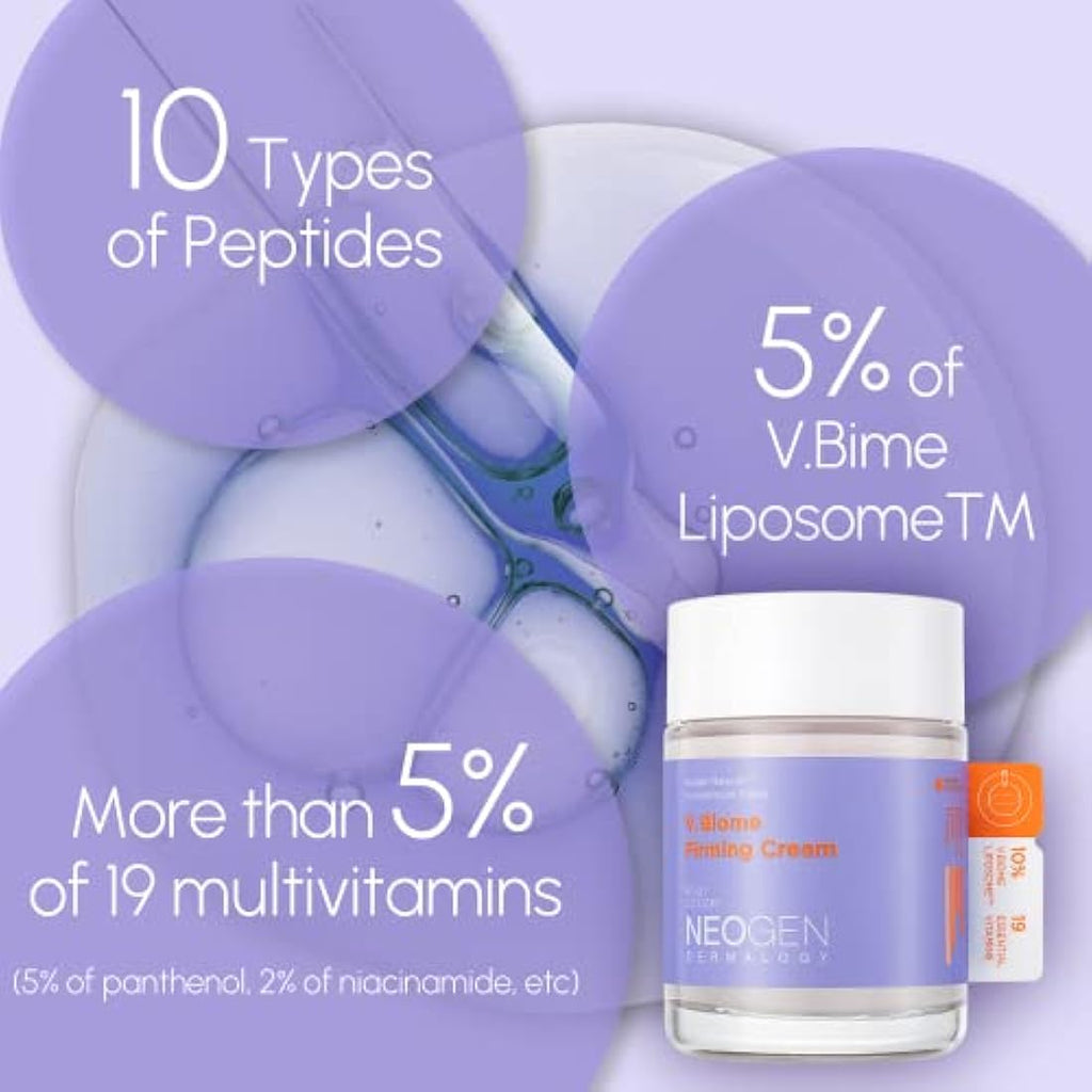 NEOGENLAB V.Biome Firming Cream – Peptide & Vitamin Face Moisturizer