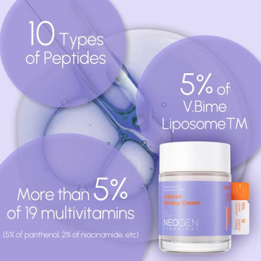 NEOGENLAB V.Biome Firming Cream – Peptide & Vitamin Face Moisturizer