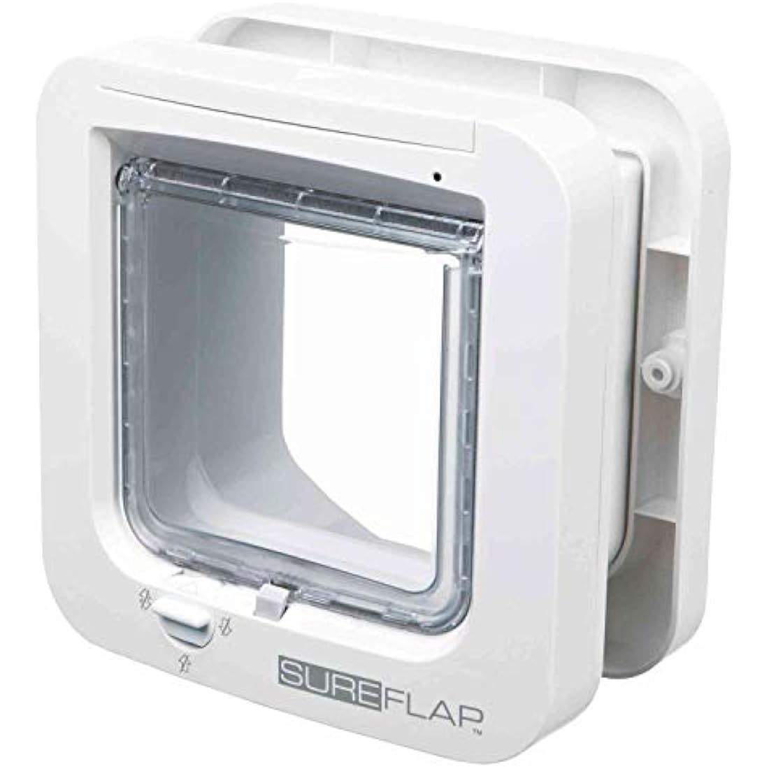 Sure Petcare Microchip Cat Flap – RFID Selective Entry Pet Door, White