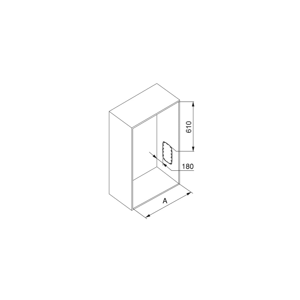 Emuca - Pull down hanging rail for wardrobe, pull down wardrobe rail lift, adjustable width 830-1150mm 32,67-45,27 inch, white colour