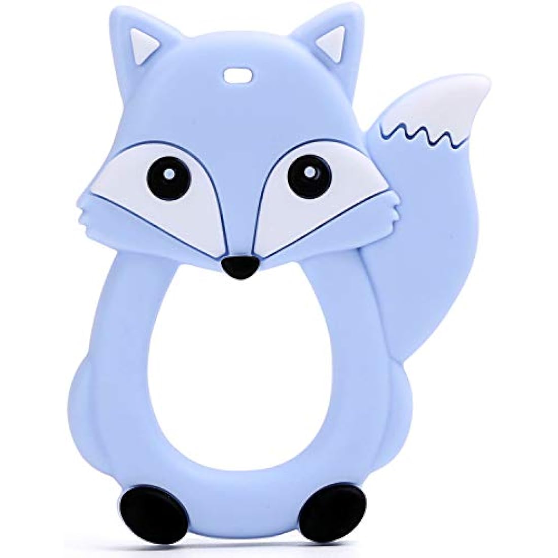 PREMYO Silicone Baby Teething Toy – BPA Free Fox Teether for Sore Gums