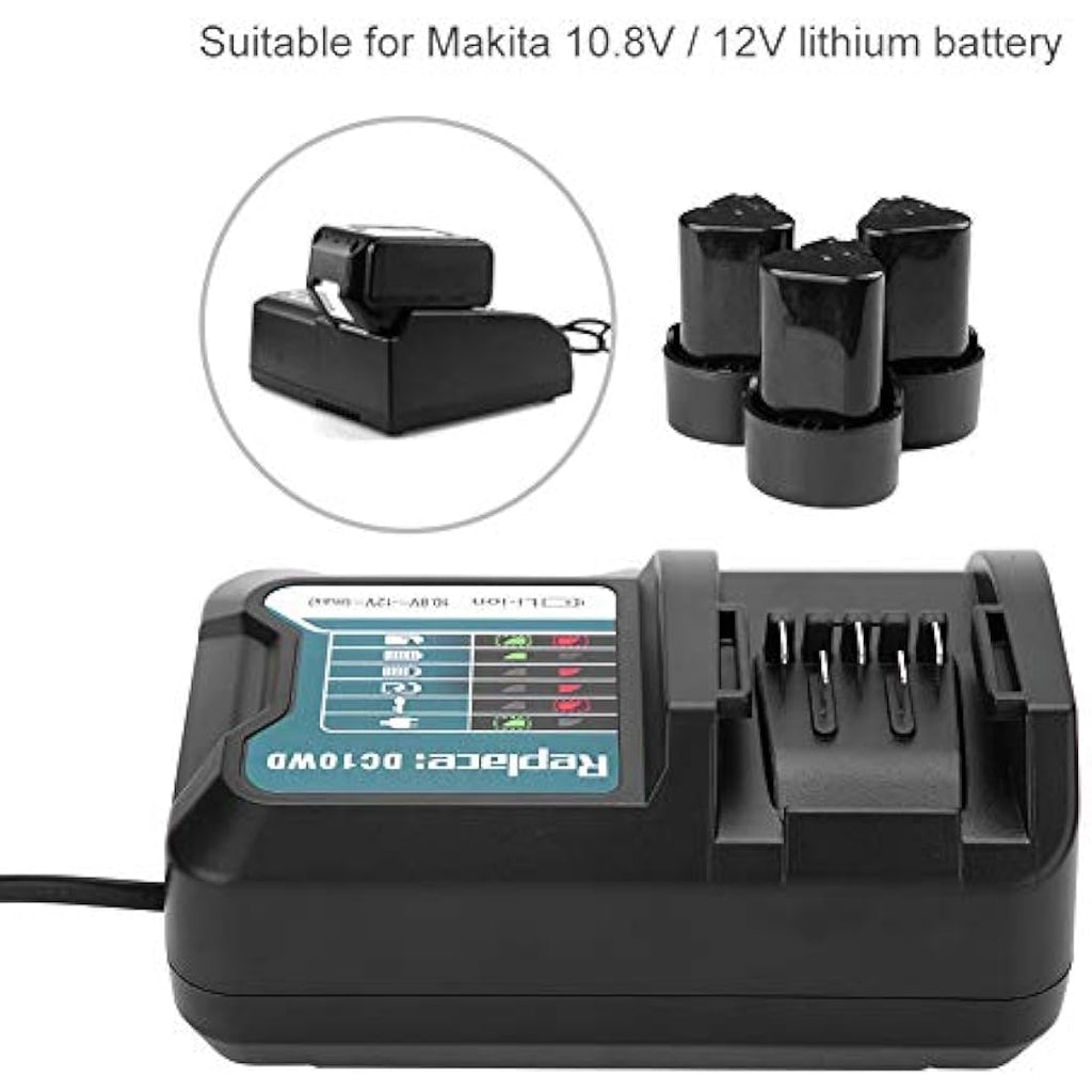 10.8V-12V Lithium-Ion Battery Quick Charger | DC10WD BL1015