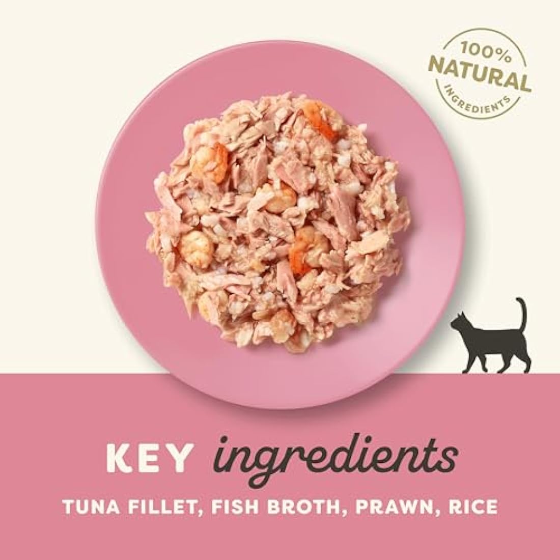 Applaws Natural Wet Cat Food | Tuna Fillet with Prawn | 24 x 156g Tins
