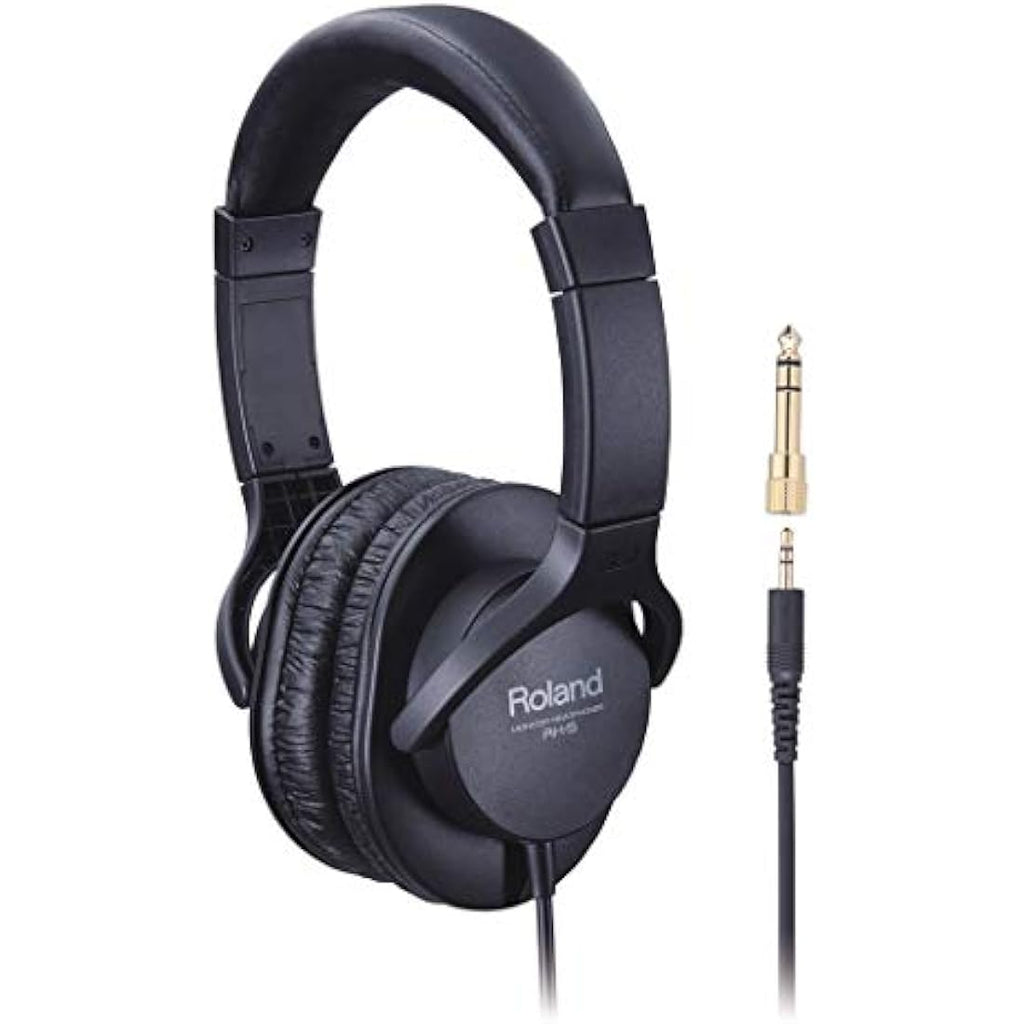 Roland RH-5 Over-Ear Closed-Back Monitor Headphones for Studio