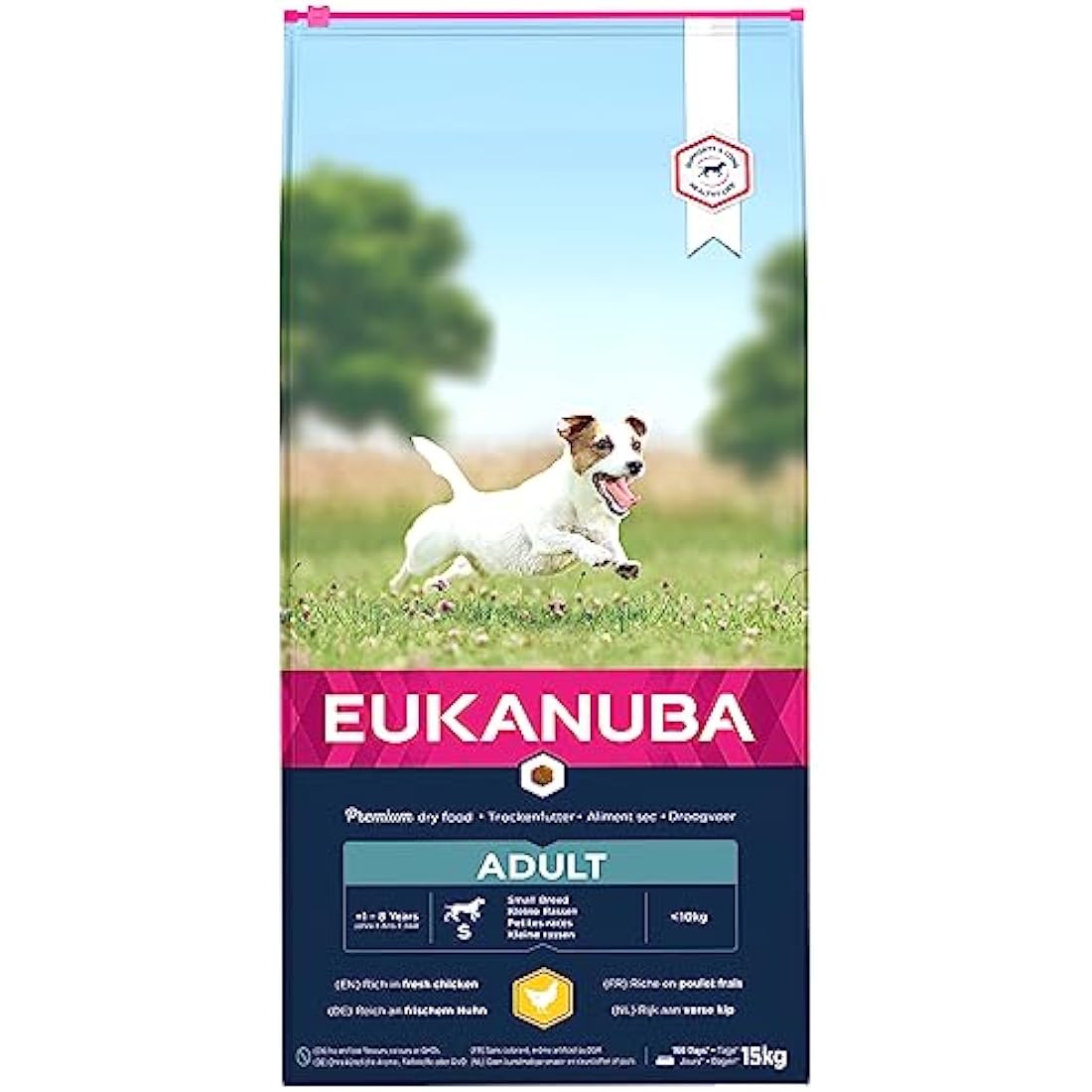 Eukanuba Adult Small Breed Dry Dog Food - Fresh Chicken - 15kg