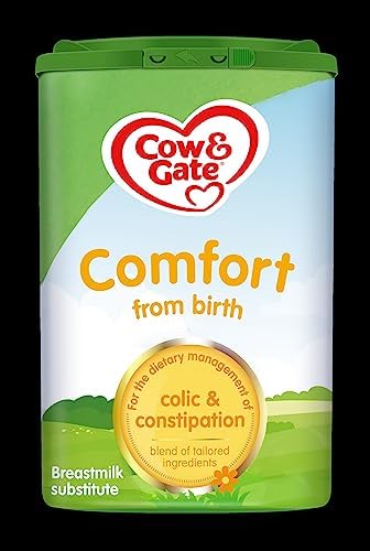Cow & Gate Comfort Baby Milk Formula for Colic & Constipation, 800g (4 Pack)