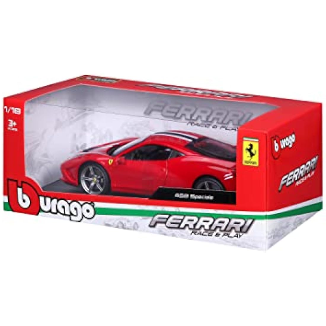 Ferrari 458 Speciale Diecast Model Car – 1:18 Scale Race and Play